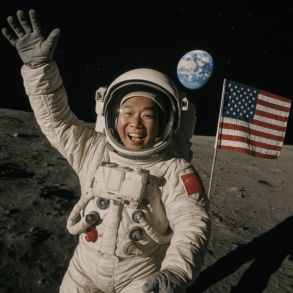 Moon Landing Selfie